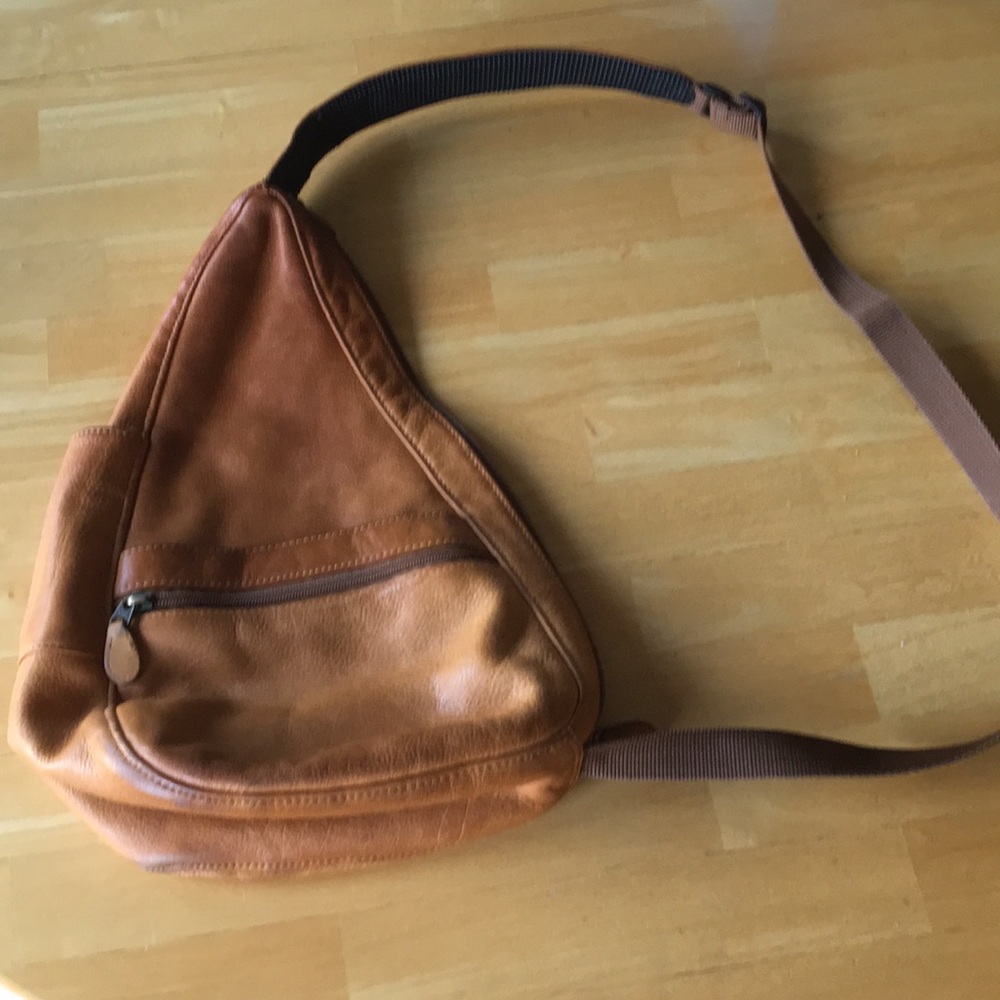 Real Leather Healthy Back Bag